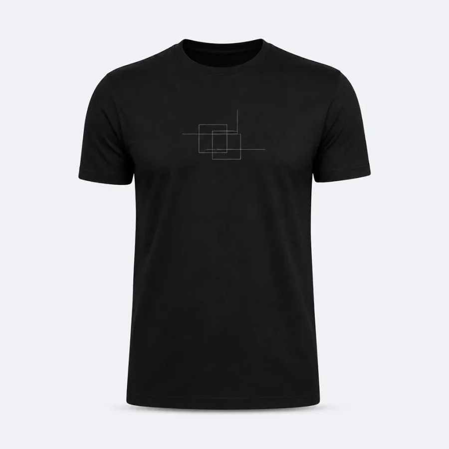 Camiseta Estampa Minimal Preto