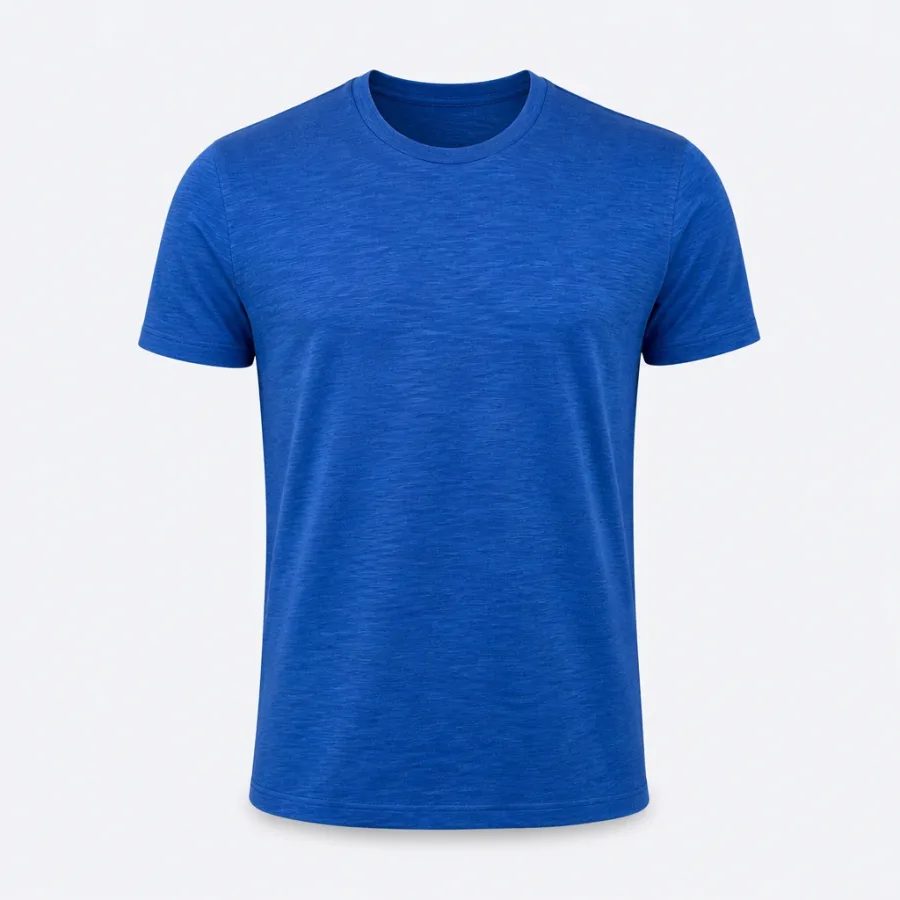 Camiseta Flamê Gola Careca Azul-royal