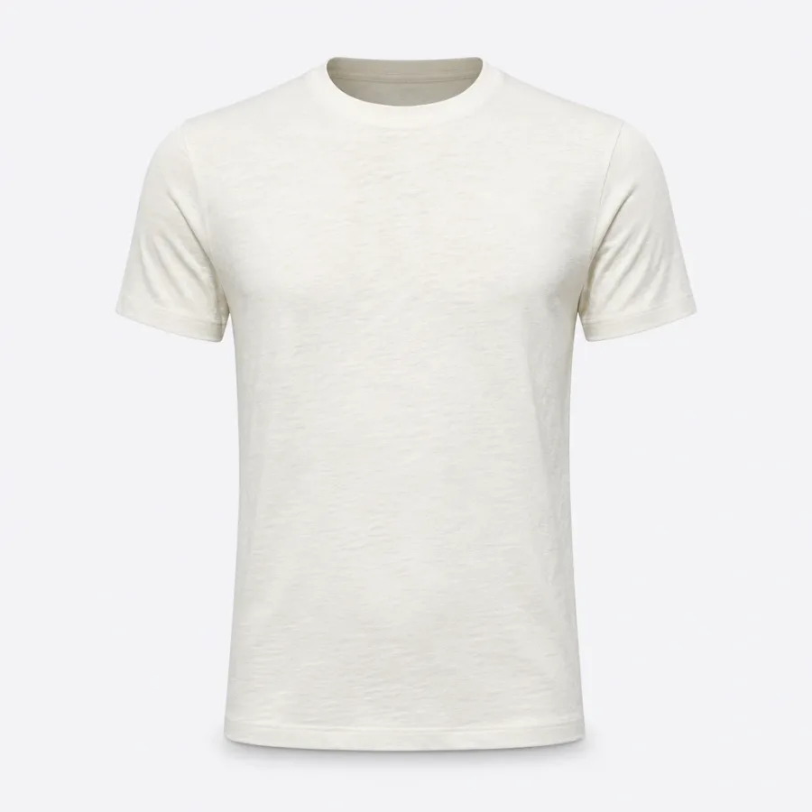 Camiseta Flamê Gola Careca Off-white