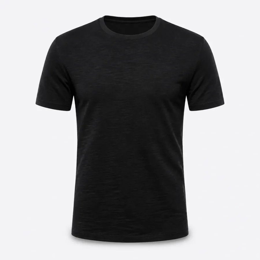 Camiseta Flamê Gola Careca Preto