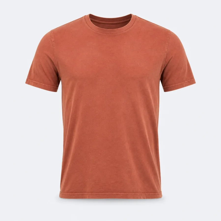 Camiseta Estonada Vintage Terracota
