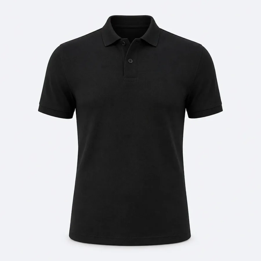 Polo Piquet Clássica Preto