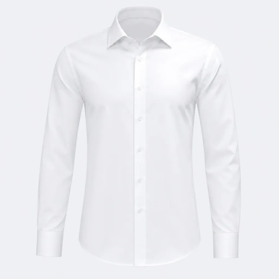 Camisa Social Tricoline Regular Branco