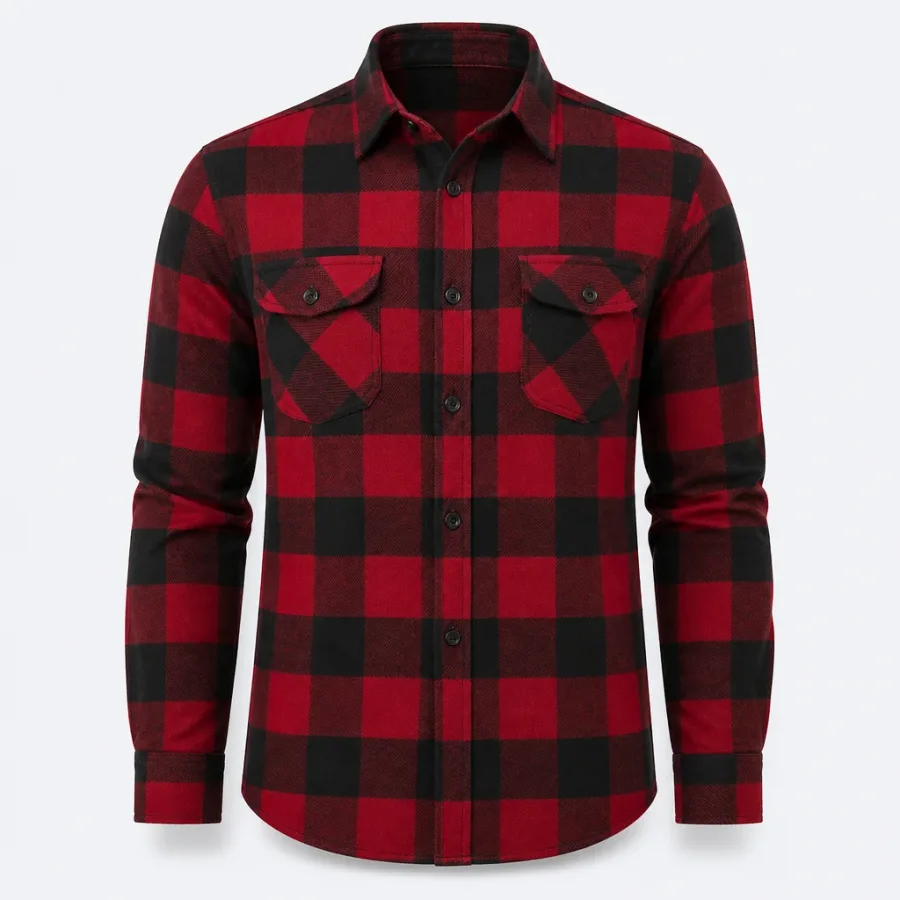 Camisa Flanela Xadrez Vermelho