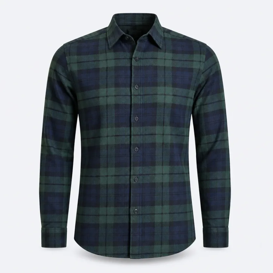 Camisa Flanela Xadrez Verde