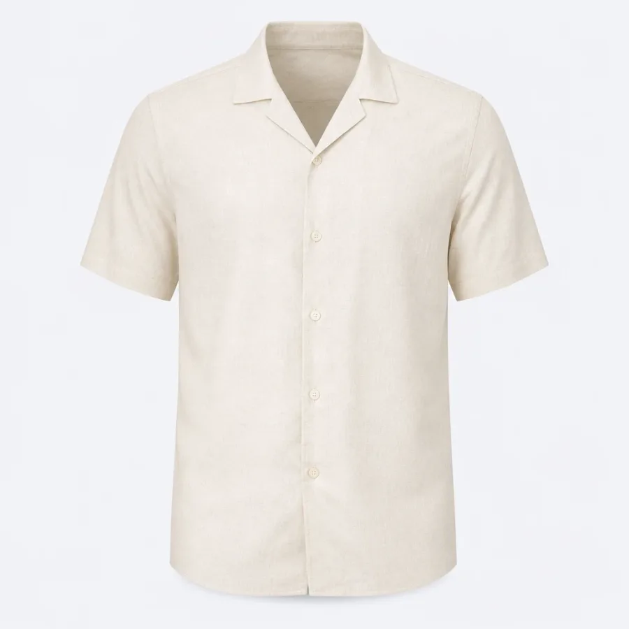 Camisa Cubana Off-white