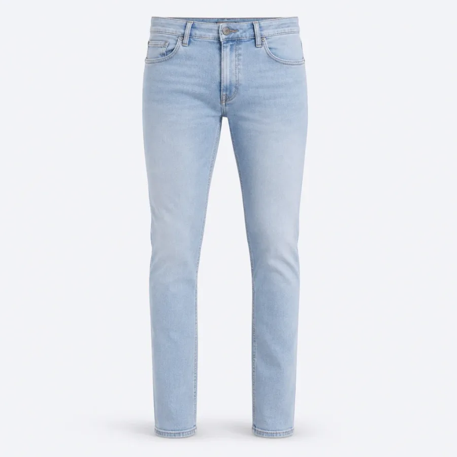 Calça Jeans Slim Lavagem clara