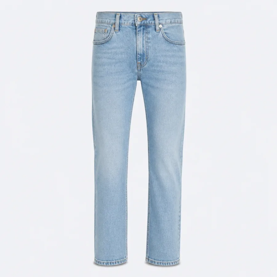 Calça Jeans Reta Lavagem clara