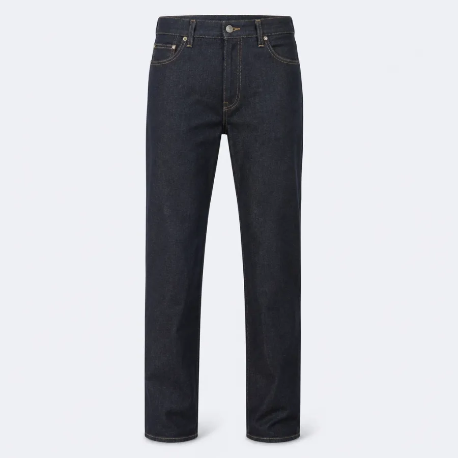 Calça Jeans Reta Lavagem escura