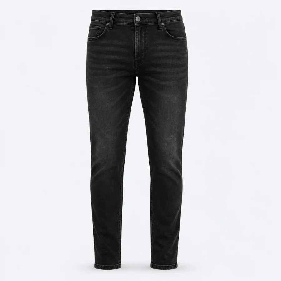 Calça Jeans Tapered Black