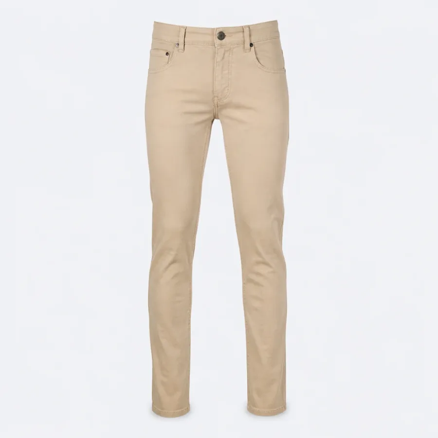 Calça Color Slim Bege