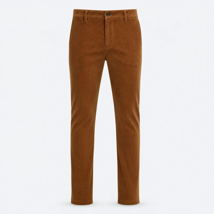 Calça Veludo Cotelê Caramelo