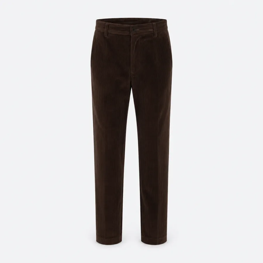 Calça Veludo Cotelê Marrom