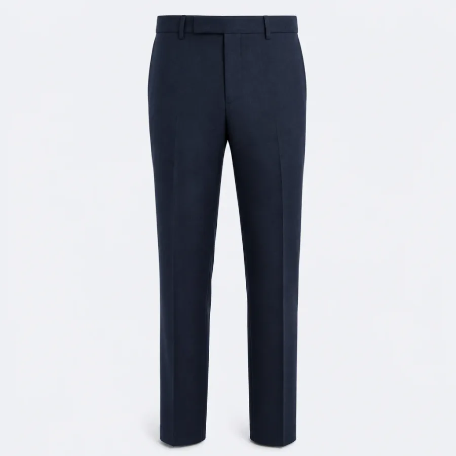 Calça Social Lã Fria Azul-marinho