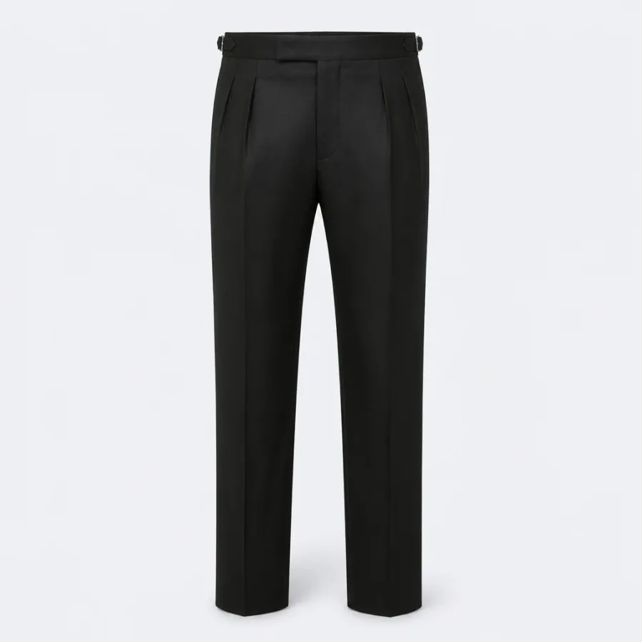 Calça Social Cintura Ajustável Preto