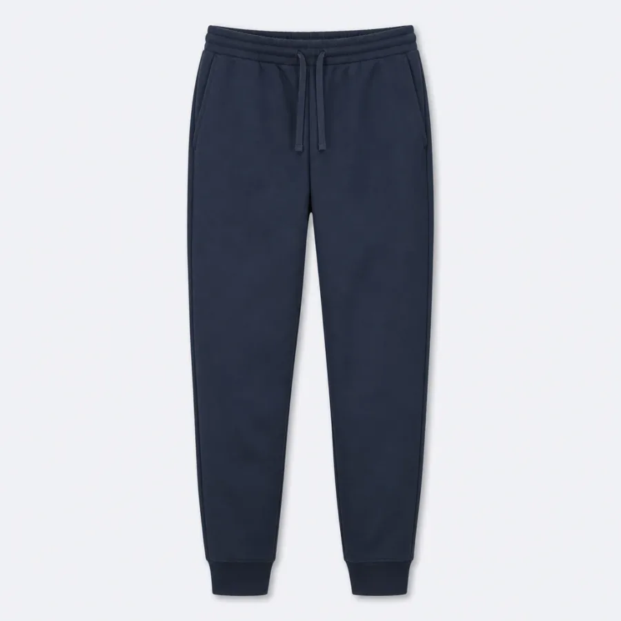 Calça Jogger Moletom Azul-marinho