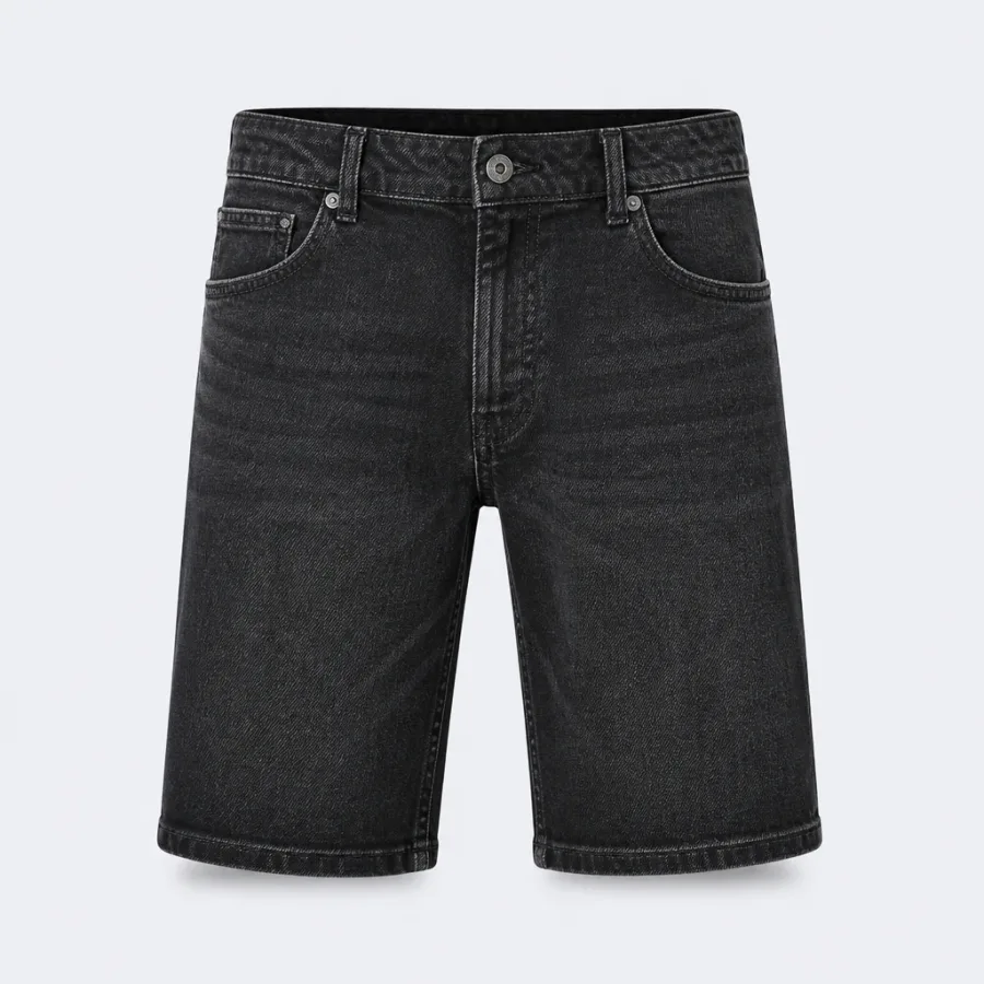 Bermuda Jeans Black