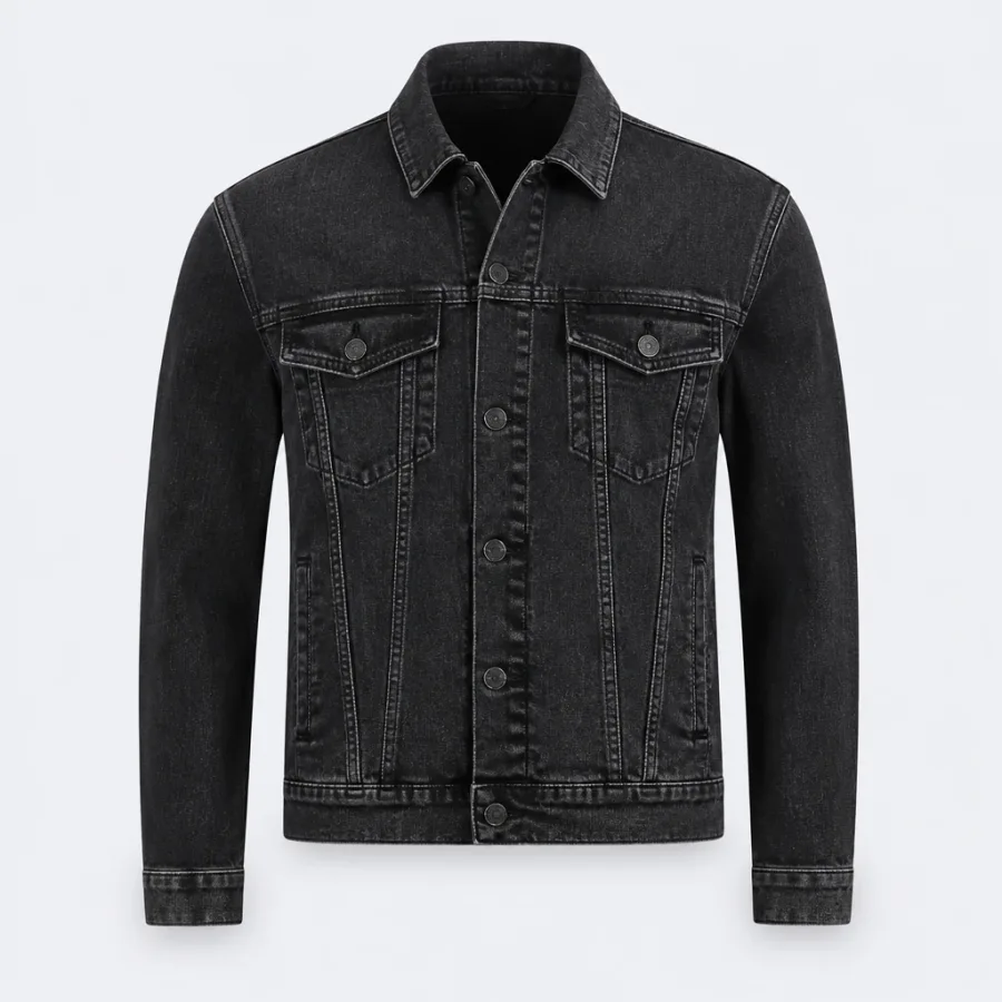 Jaqueta Jeans Trucker Black