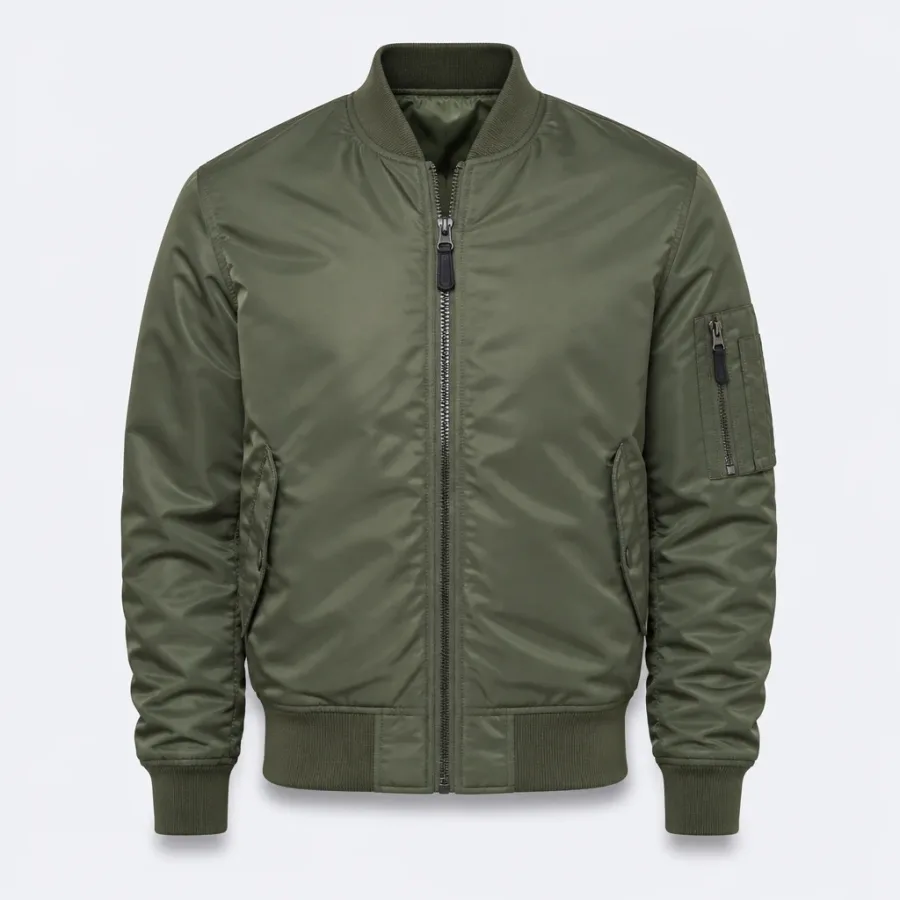 Jaqueta Bomber Verde-militar