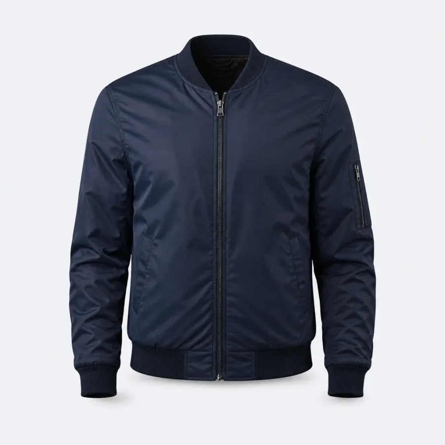 Jaqueta Bomber Azul-marinho
