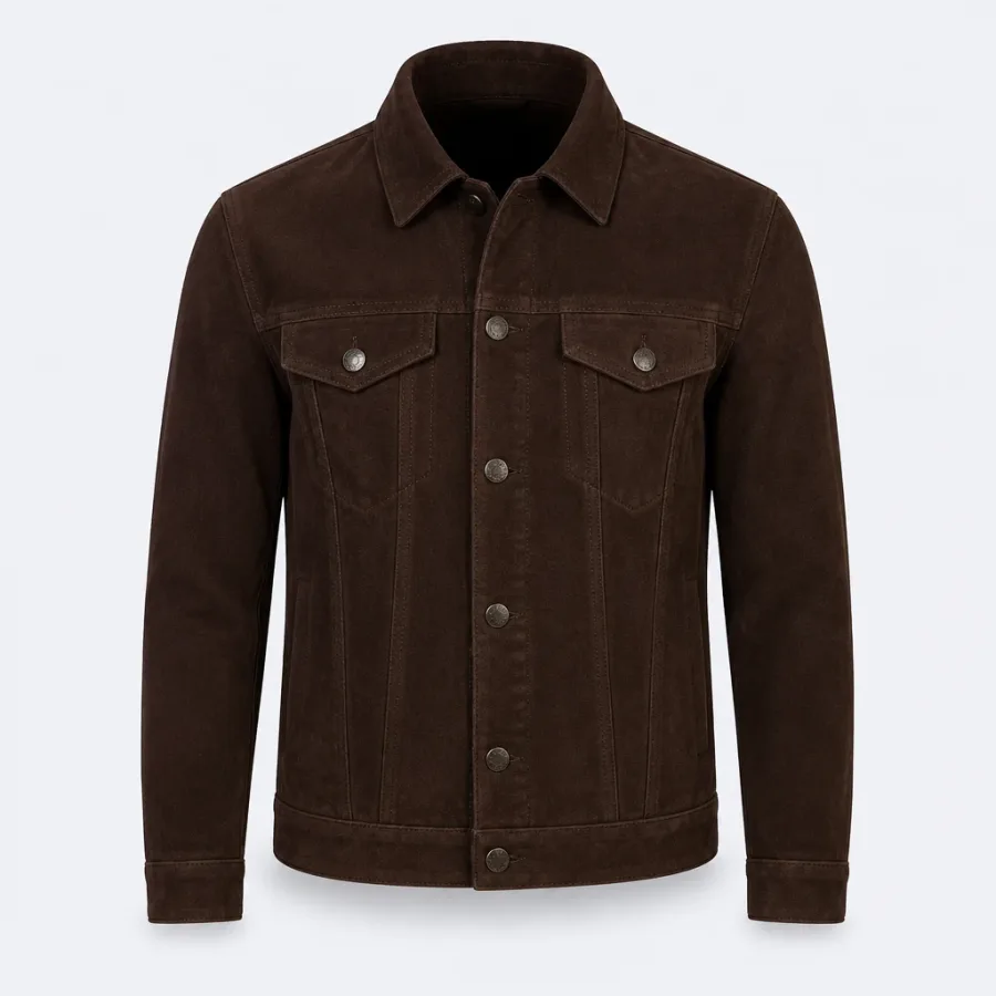 Jaqueta Suede Marrom