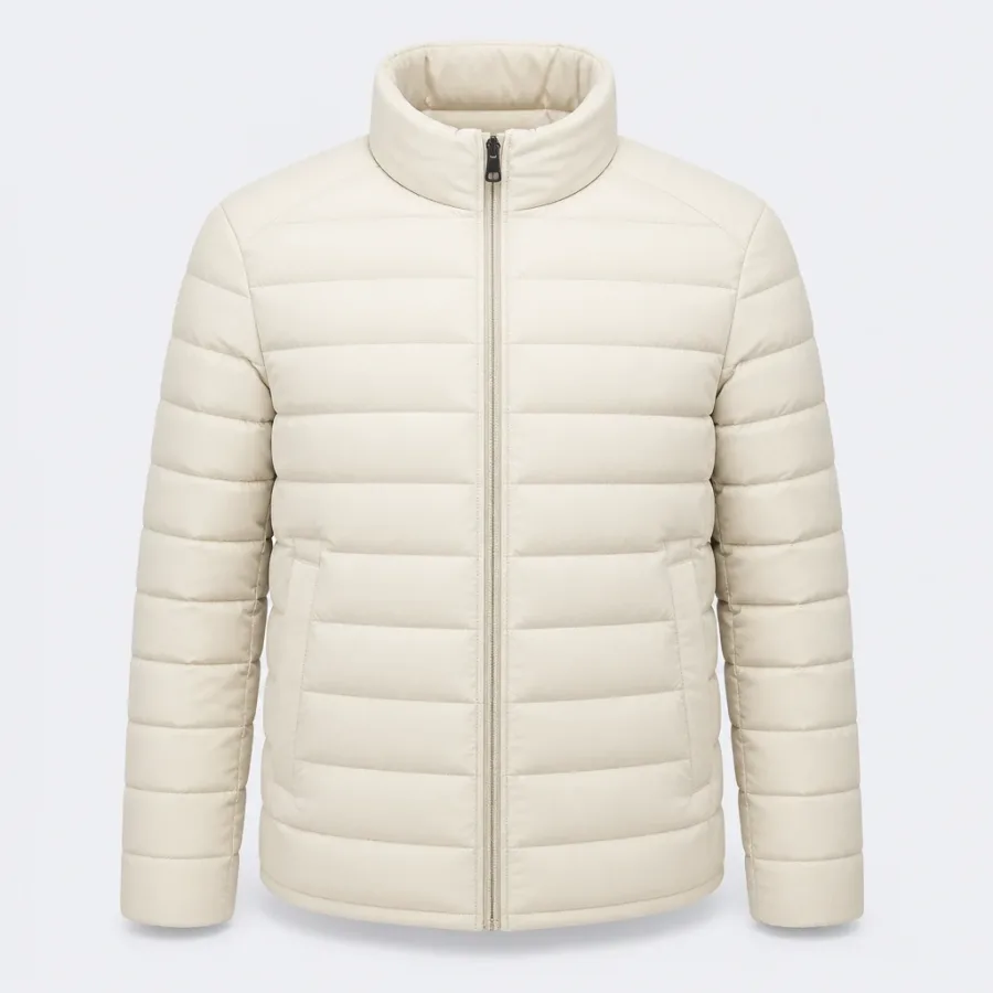 Jaqueta Puffer Matelassê Off-white