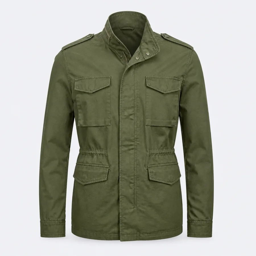 Field Jacket Verde-militar