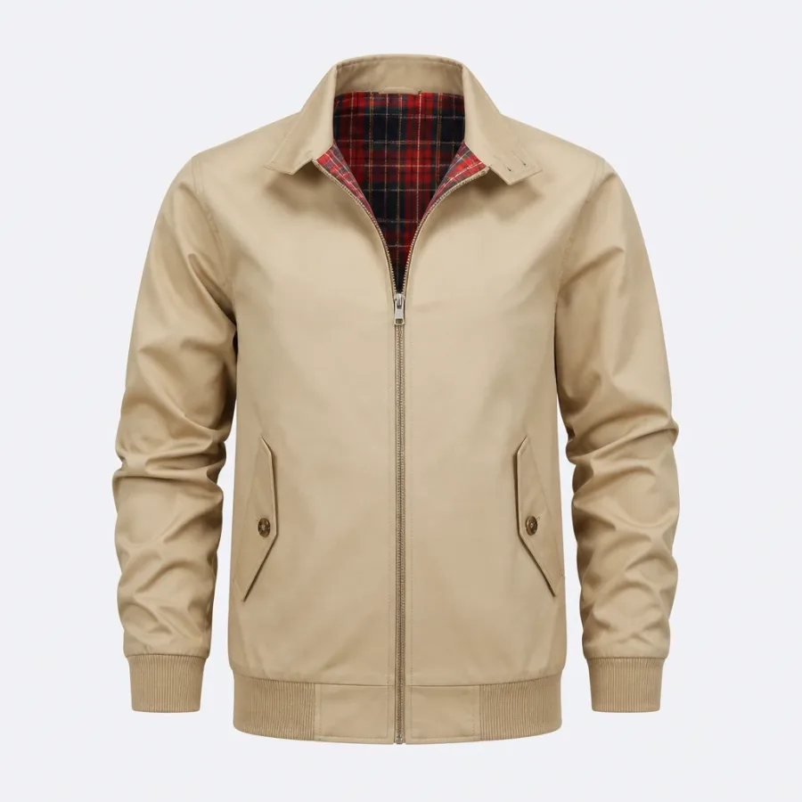 Jaqueta Harrington Bege