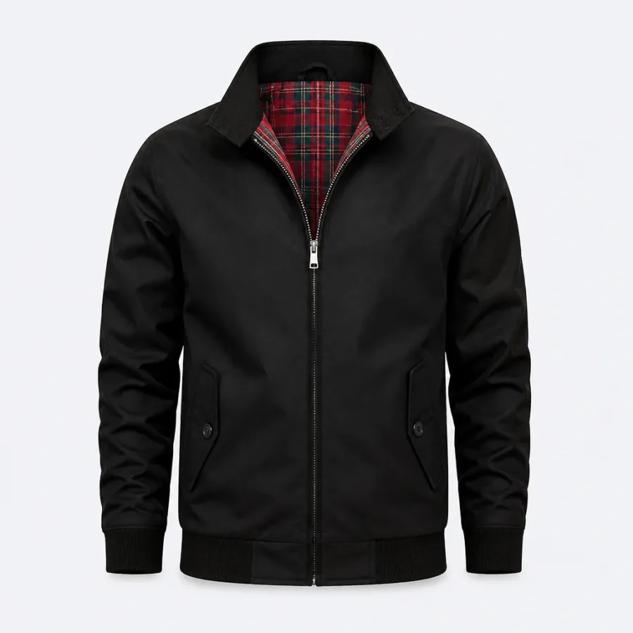 Jaqueta Harrington Preto
