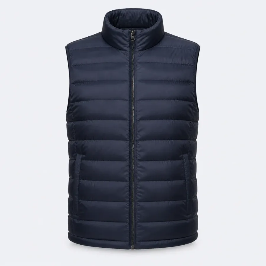 Colete Puffer Azul-marinho