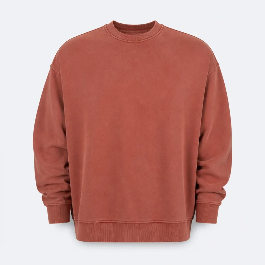 Moletom Oversized Estonado Terracota