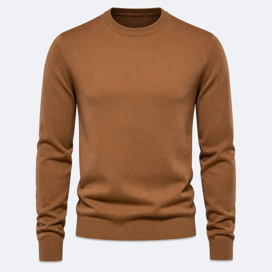 Suéter Lã Merino Caramelo