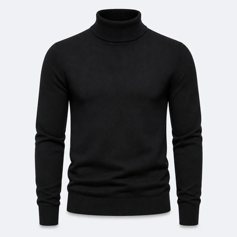 Suéter Gola Alta Preto