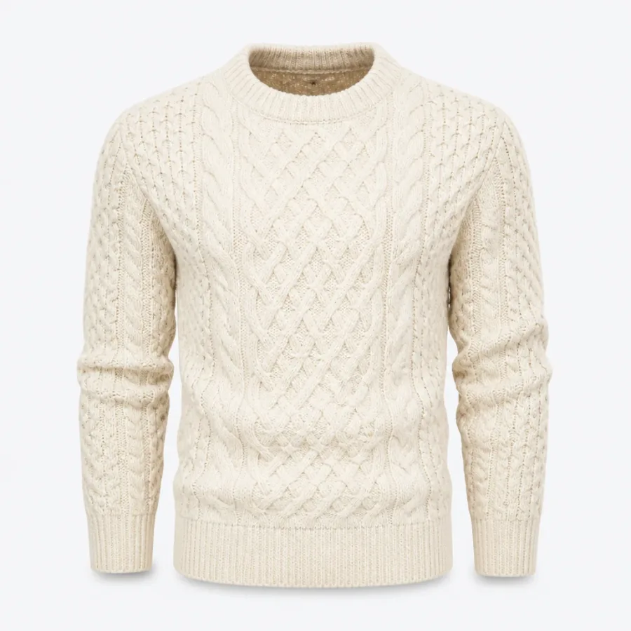 Suéter Tricô Tranças Off-white