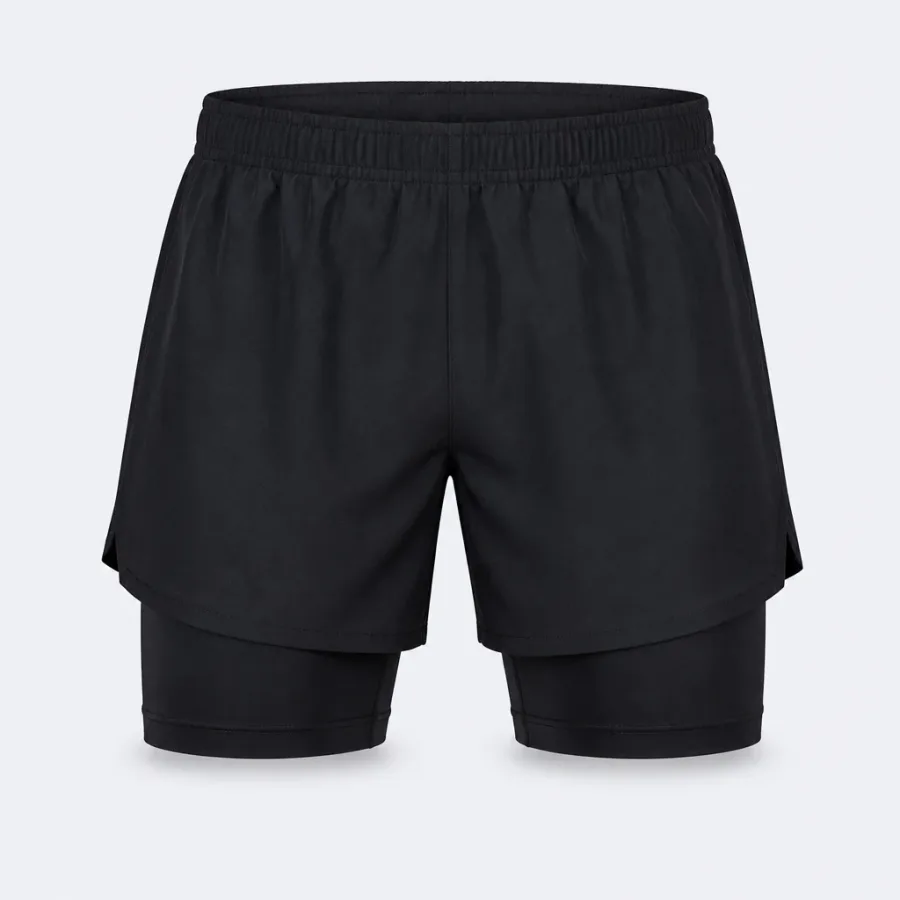 Shorts Treino 2 em 1 Preto