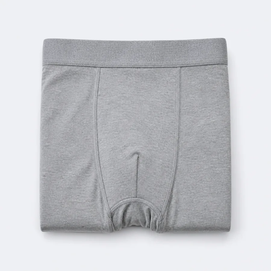 Cueca Boxer Modal Cinza mescla