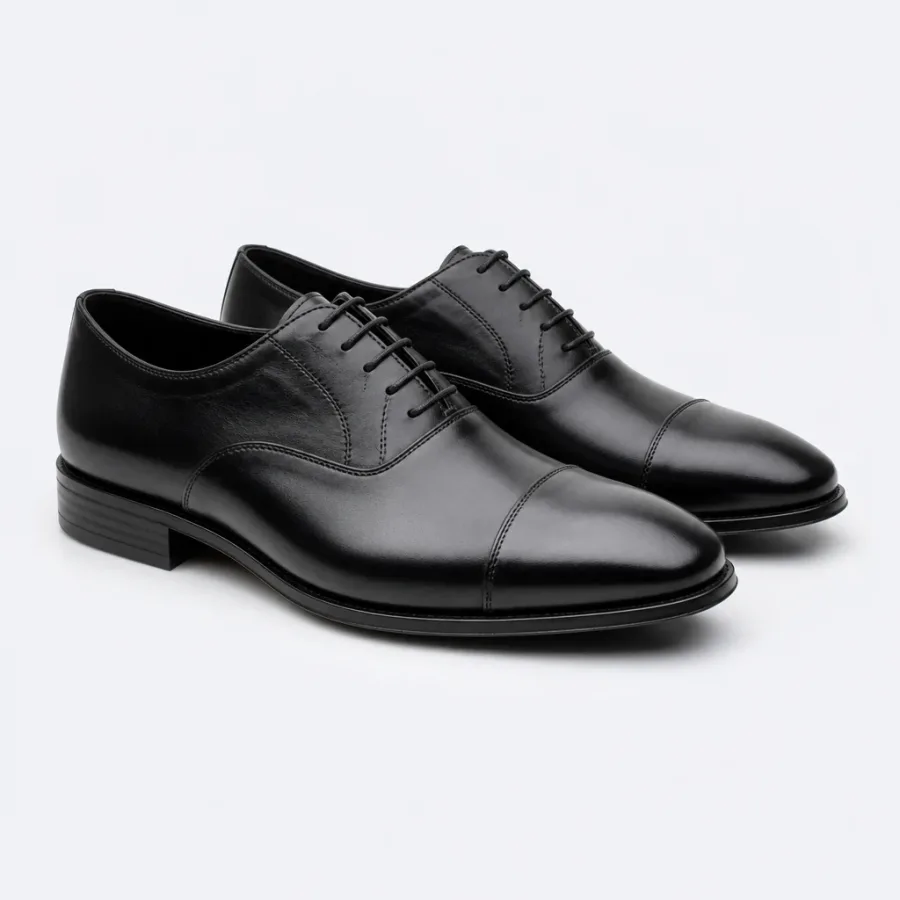 Sapato Oxford Couro Preto