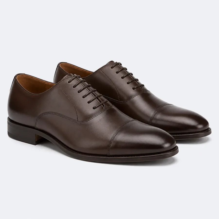 Sapato Oxford Couro Marrom