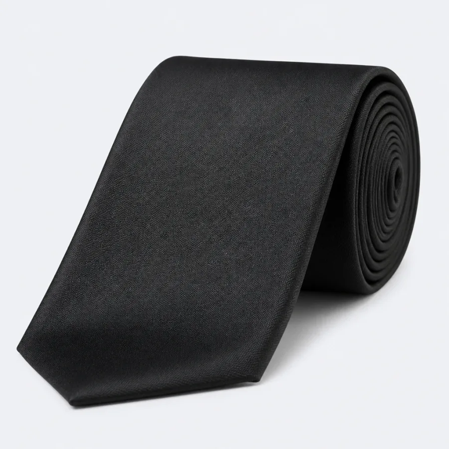 Gravata Seda Lisa Preto